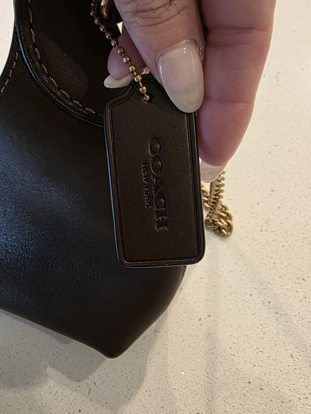 Coach Women's Maple Brooklyn 23 Leather Crossbody - Picture 7 of 8